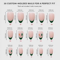 Miami Hurricanes Press-On Nail Set