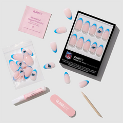 Carolina Panthers Press-On Nail Set