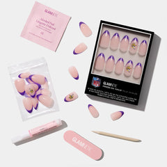 Minnesota Vikings Press-On Nail Set